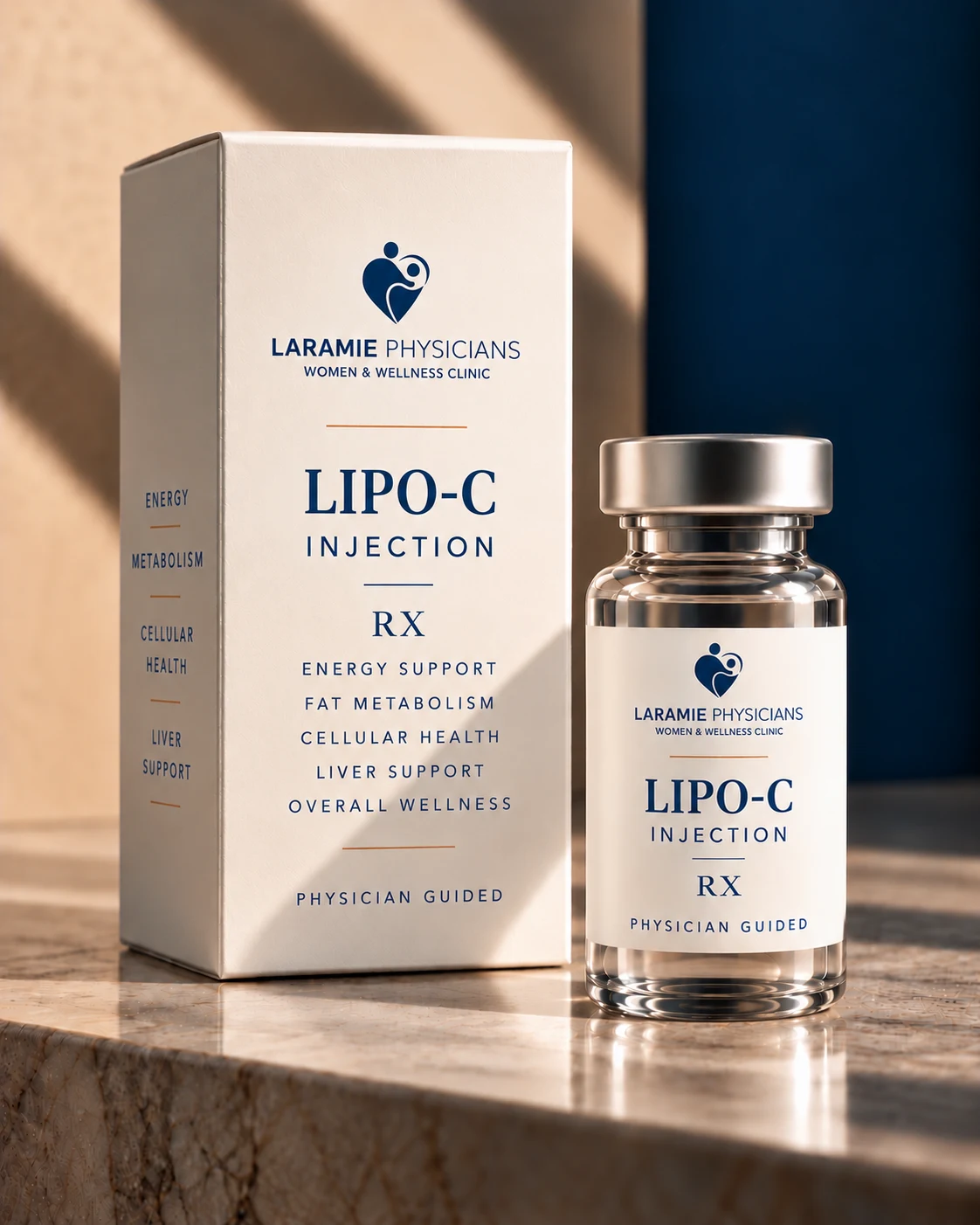 Lipo-C branded injection illustration—not exact pharmacy packaging