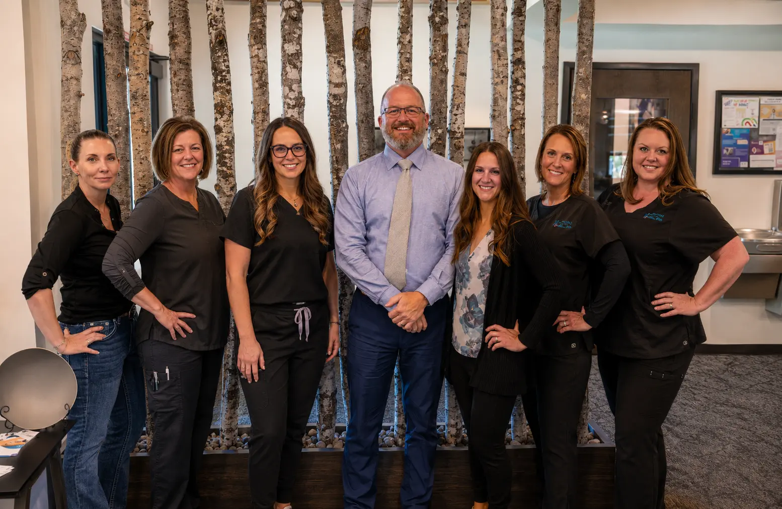 Dr. Travis Klingler with the Laramie Physicians Women & Wellness Clinic care team